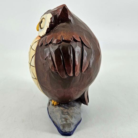 Jim Shore Heartwood Creek Owl Figurine Enesco Wise and Well Rounded - Picture 2 of 6